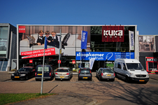 809563 Gezicht op de voorgevel van de interieurzaak Kuka Home (Zeelantlaan 31) te Utrecht.